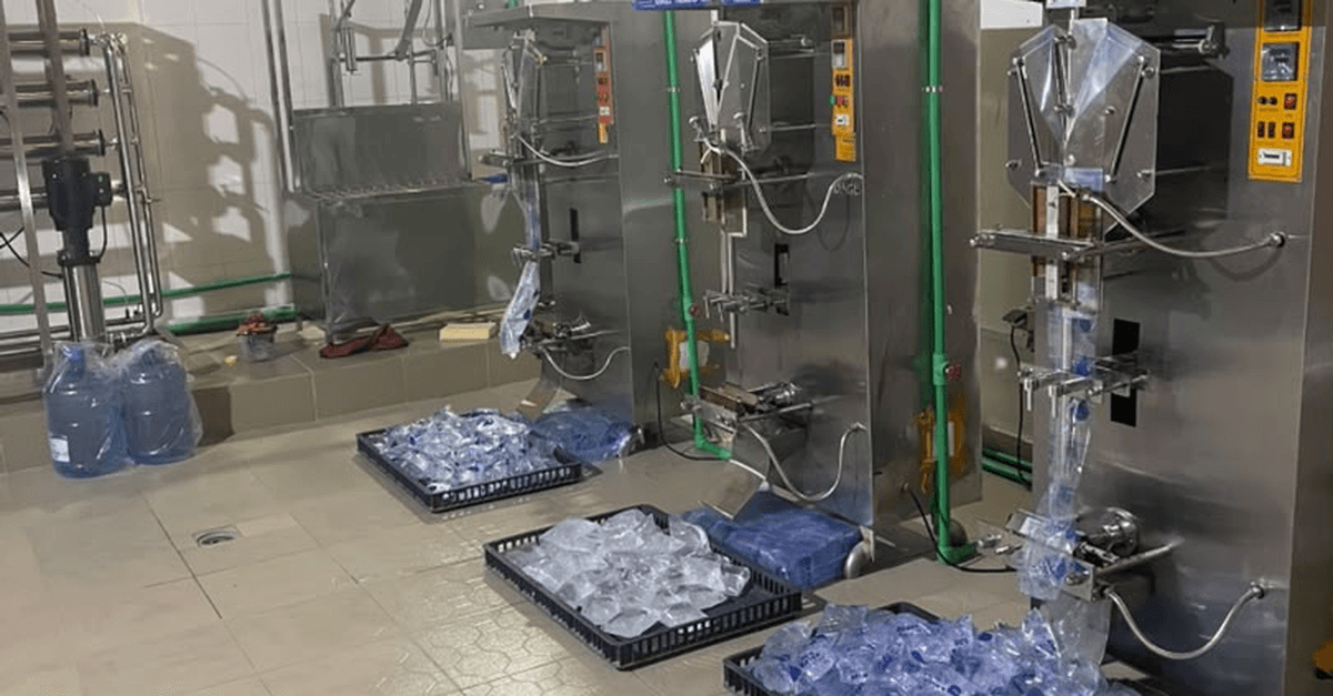 Go'o Water production line